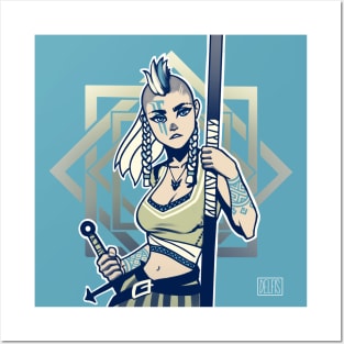 Viking Girl Posters and Art